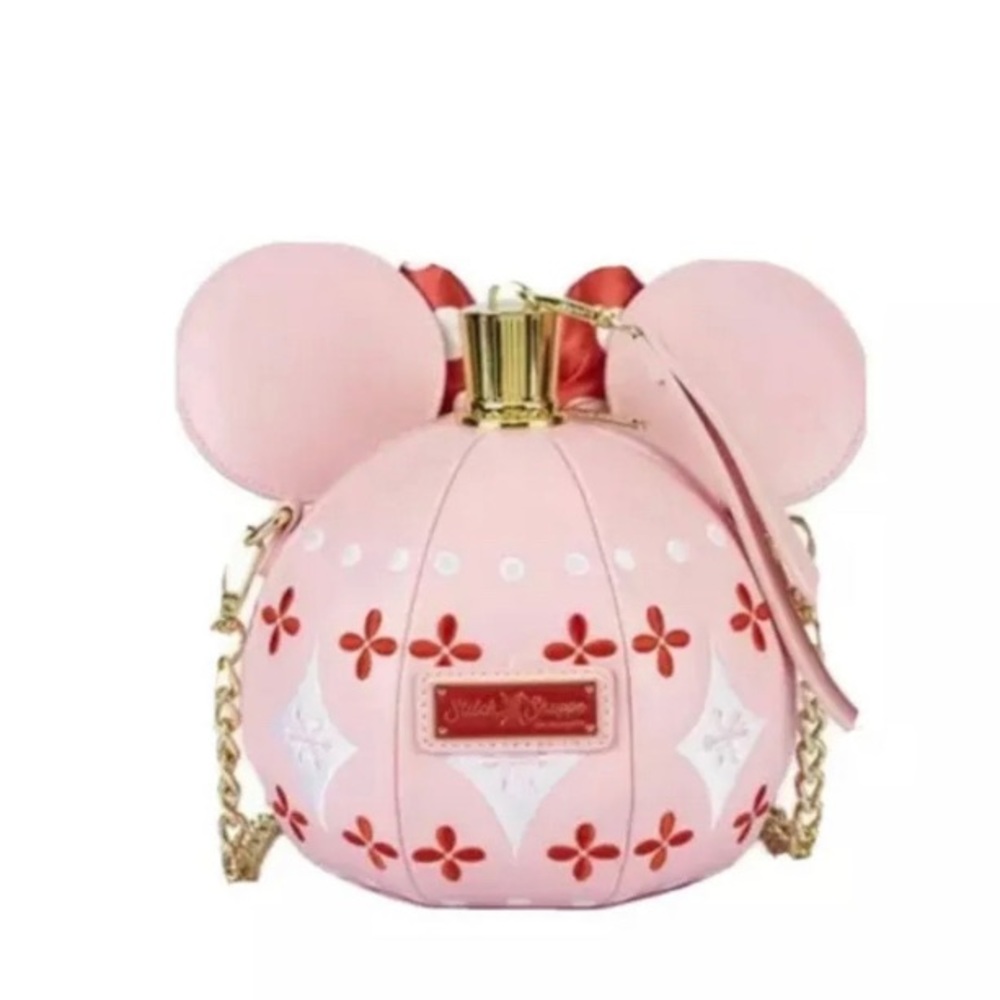 24HR DROP ⬇️ LF Stitch Shoppe Minnie Mouse Ornament crossbody & pin included - Picture 2 of 8